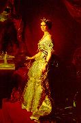 Franz Xaver Winterhalter Portrait of Empress Eugenie Sweden oil painting artist
